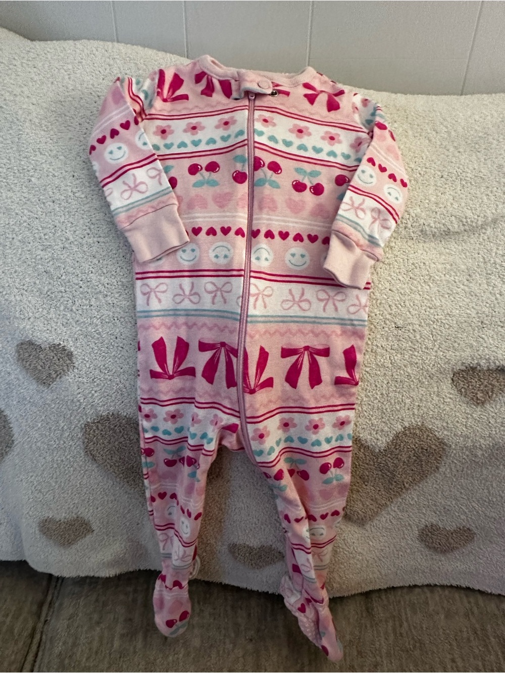 Babygirl footed pajamas
